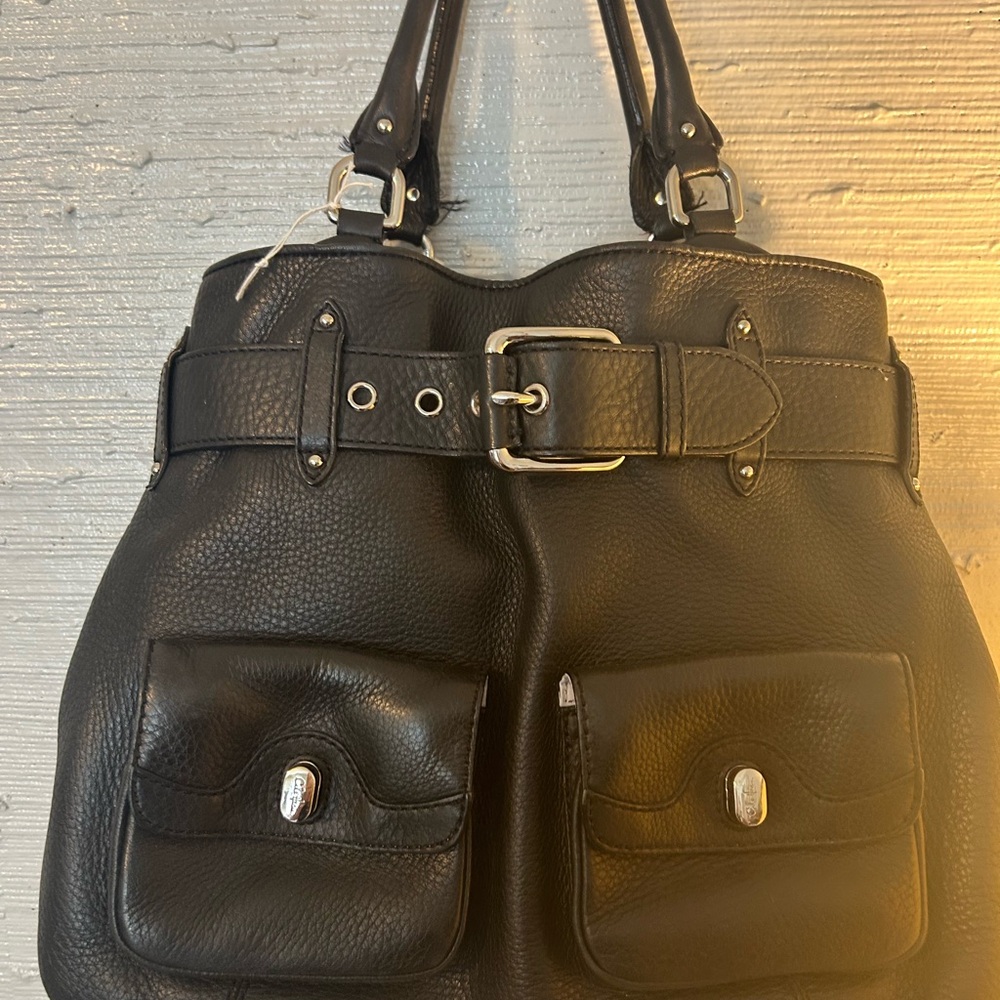 Cole Haan Black Leather Shoulder Bag